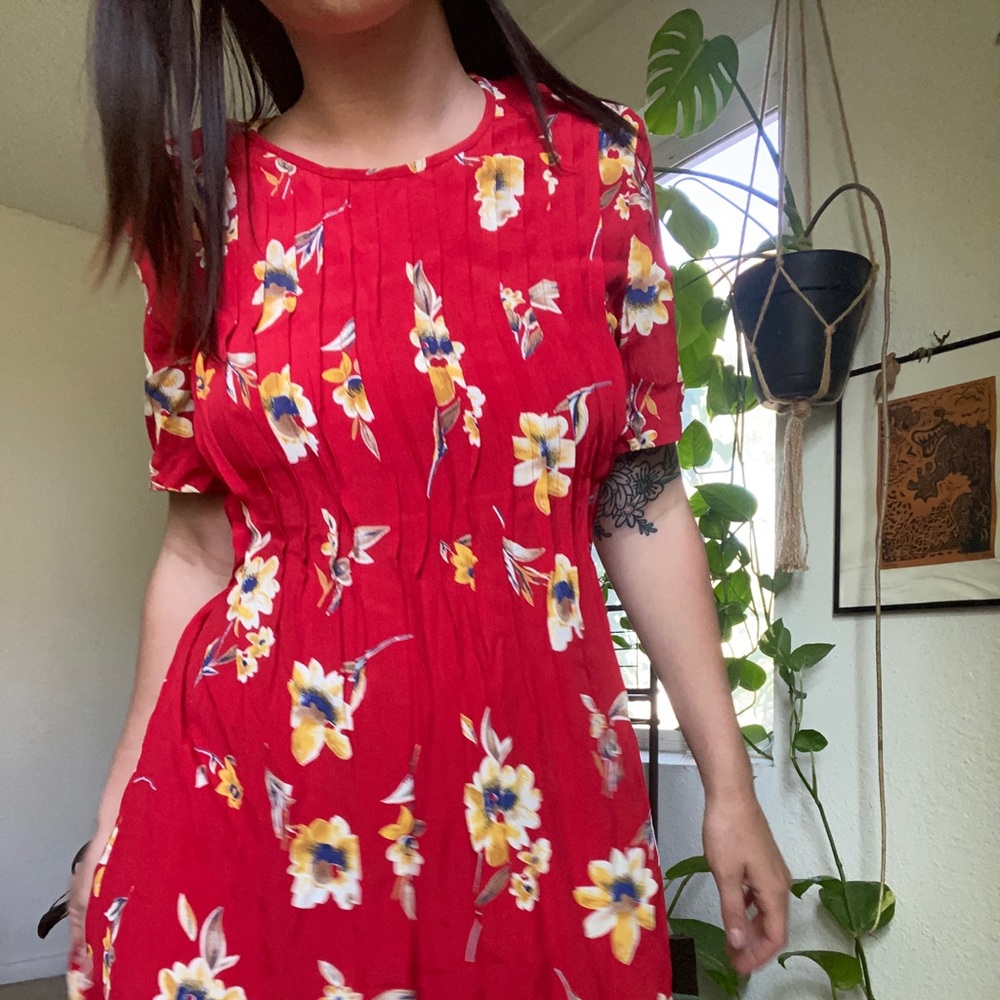 Vintage floral dress - Picture 8 of 10